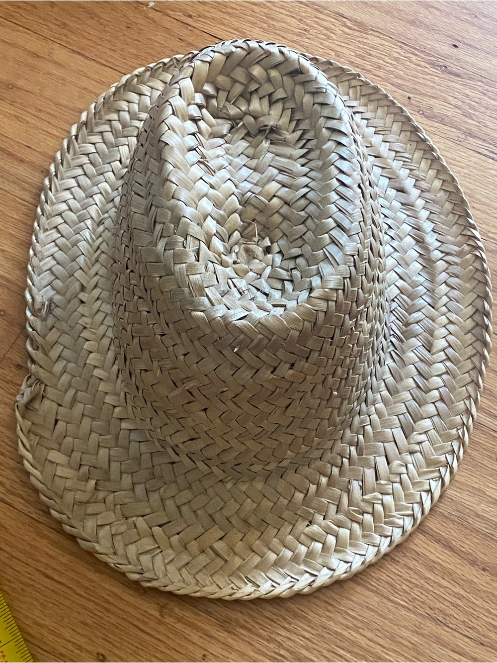 Woven Straw Sun Hat in Natural Beige